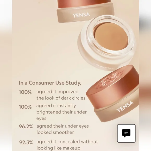 Yensa Super Bright Serum Silk Under Eye Corrector: Fair, 5G, NIB - Picture 7 of 8